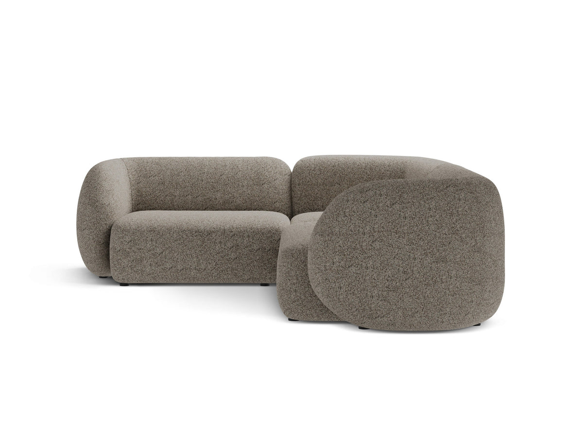 4-Sitzer Ecksofa links modular Kate in Beige Melange-Puente präsentiert im Onlineshop von KAQTU Design AG. Ecksofa links ist von Micadoni