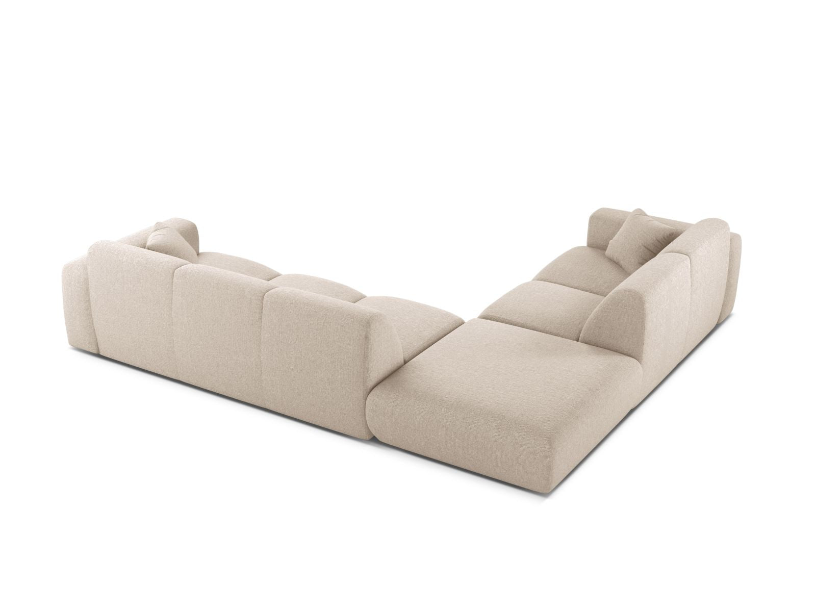 6-Sitzer Ecksofa links Molino in Light Beige-Eden präsentiert im Onlineshop von KAQTU Design AG. Ecksofa links ist von Micadoni
