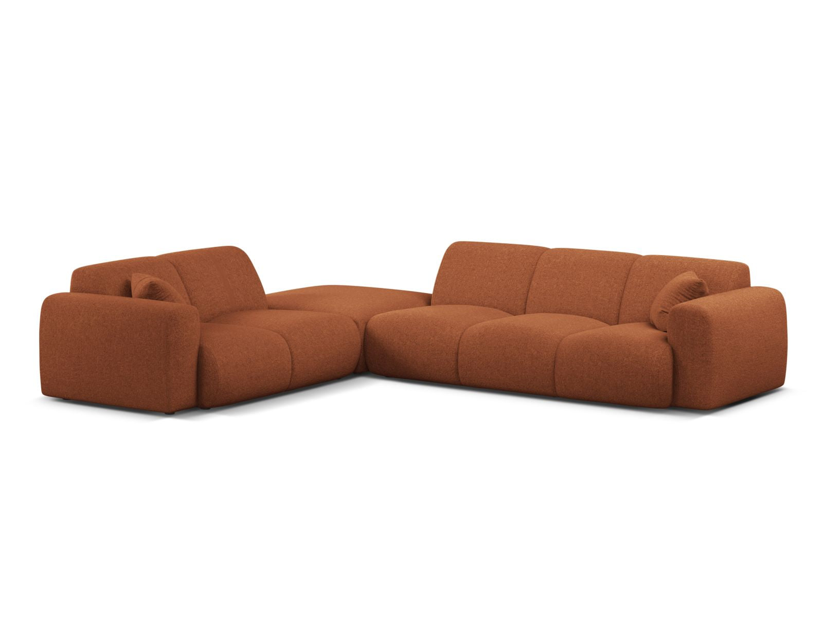 6-Sitzer Ecksofa links Molino in Brick-Eden präsentiert im Onlineshop von KAQTU Design AG. Ecksofa links ist von Micadoni
