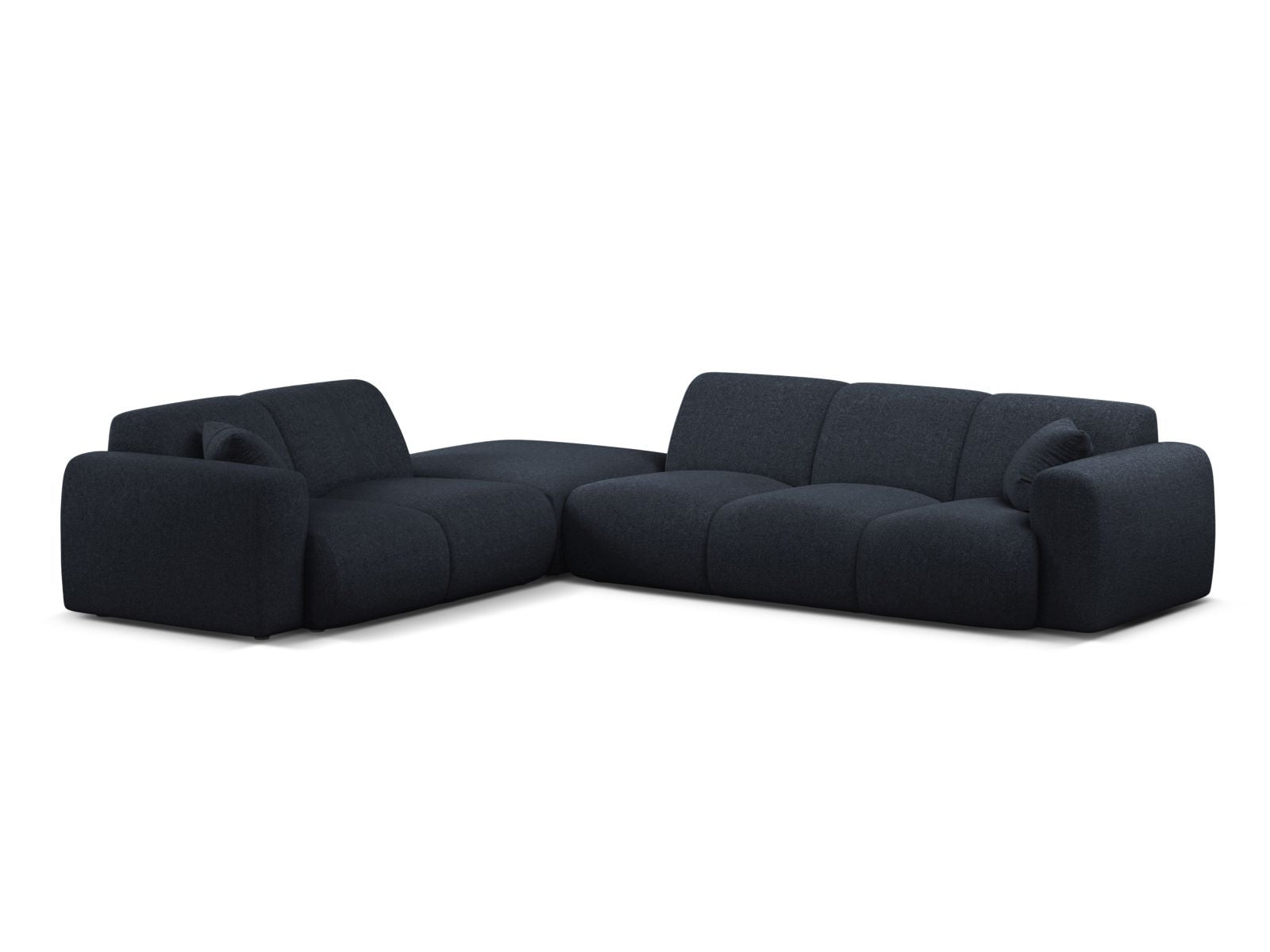 6-Sitzer Ecksofa links Molino in Navy Blue-Eden präsentiert im Onlineshop von KAQTU Design AG. Ecksofa links ist von Micadoni