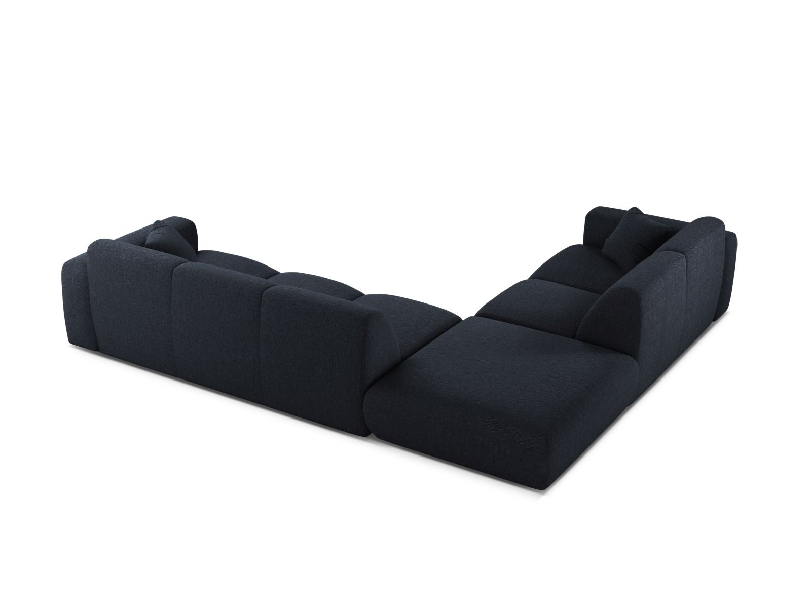 6-Sitzer Ecksofa links Molino in Navy Blue-Eden präsentiert im Onlineshop von KAQTU Design AG. Ecksofa links ist von Micadoni
