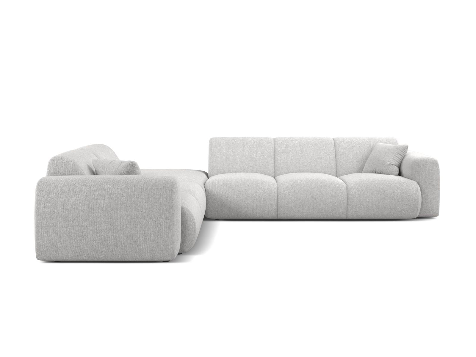 6-Sitzer Ecksofa links Molino in Silver-Eden präsentiert im Onlineshop von KAQTU Design AG. Ecksofa links ist von Micadoni