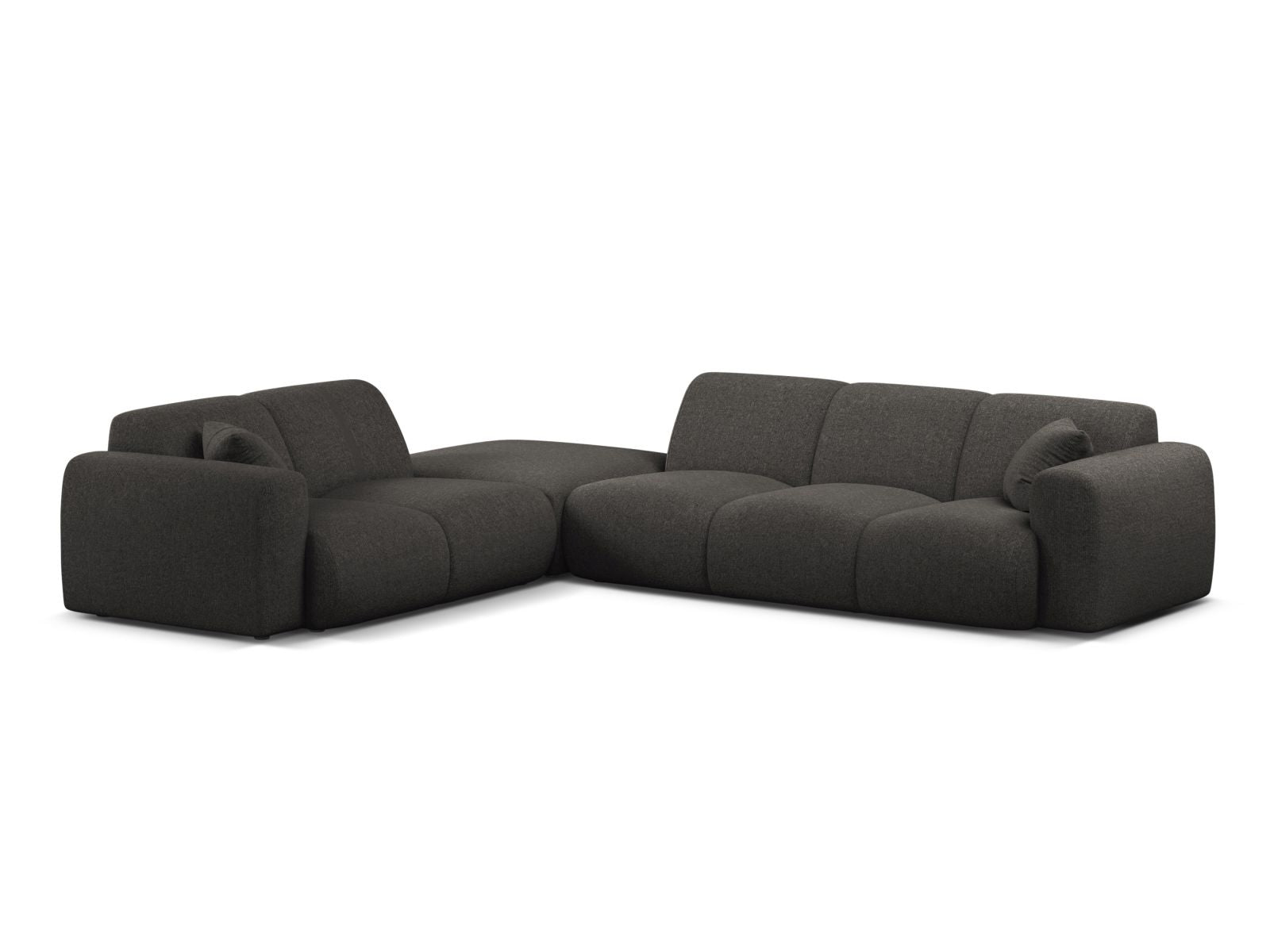 6-Sitzer Ecksofa links Molino in Dark Grey-Eden präsentiert im Onlineshop von KAQTU Design AG. Ecksofa links ist von Micadoni