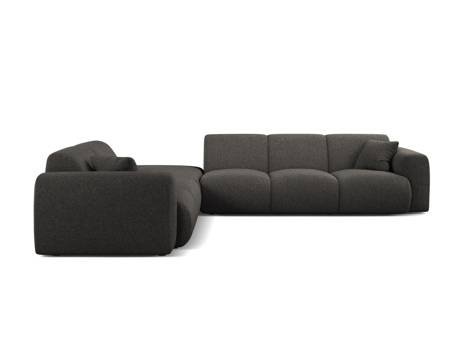 6-Sitzer Ecksofa links Molino in Dark Grey-Eden präsentiert im Onlineshop von KAQTU Design AG. Ecksofa links ist von Micadoni