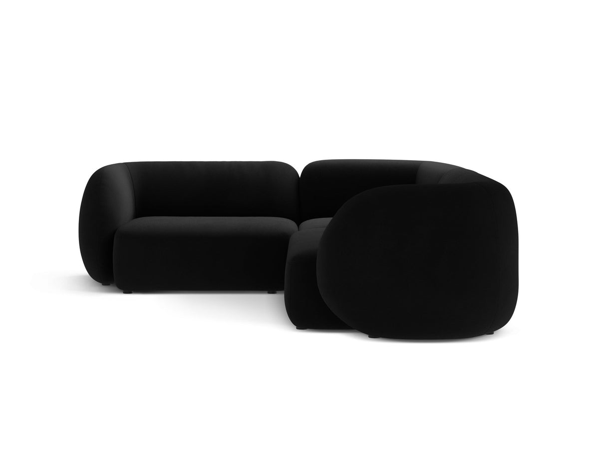 4-Sitzer Modular Ecksofa links Kate in Black-Salvador präsentiert im Onlineshop von KAQTU Design AG. Ecksofa links ist von Micadoni