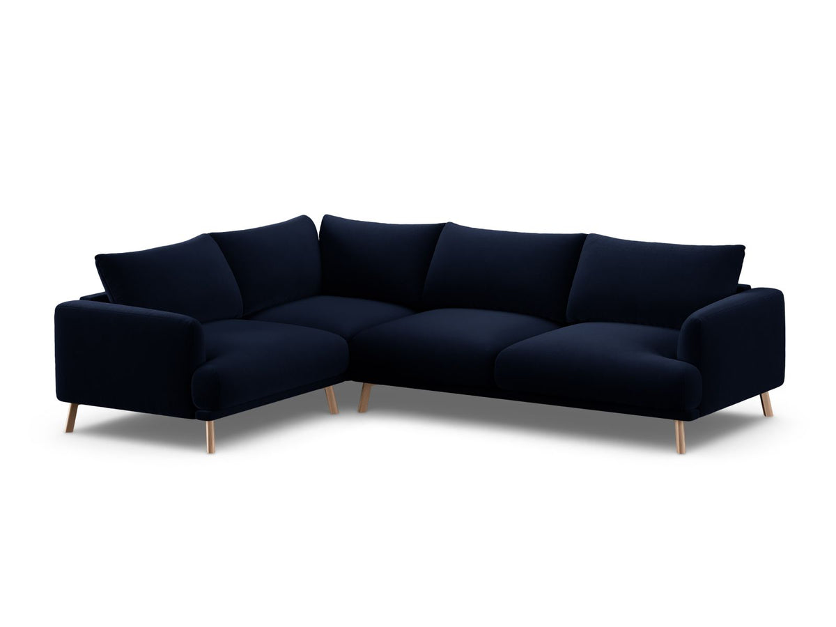 4-Sitzer Ecksofa links Naomi in Royal Blue-Salvador präsentiert im Onlineshop von KAQTU Design AG. Ecksofa links ist von Micadoni