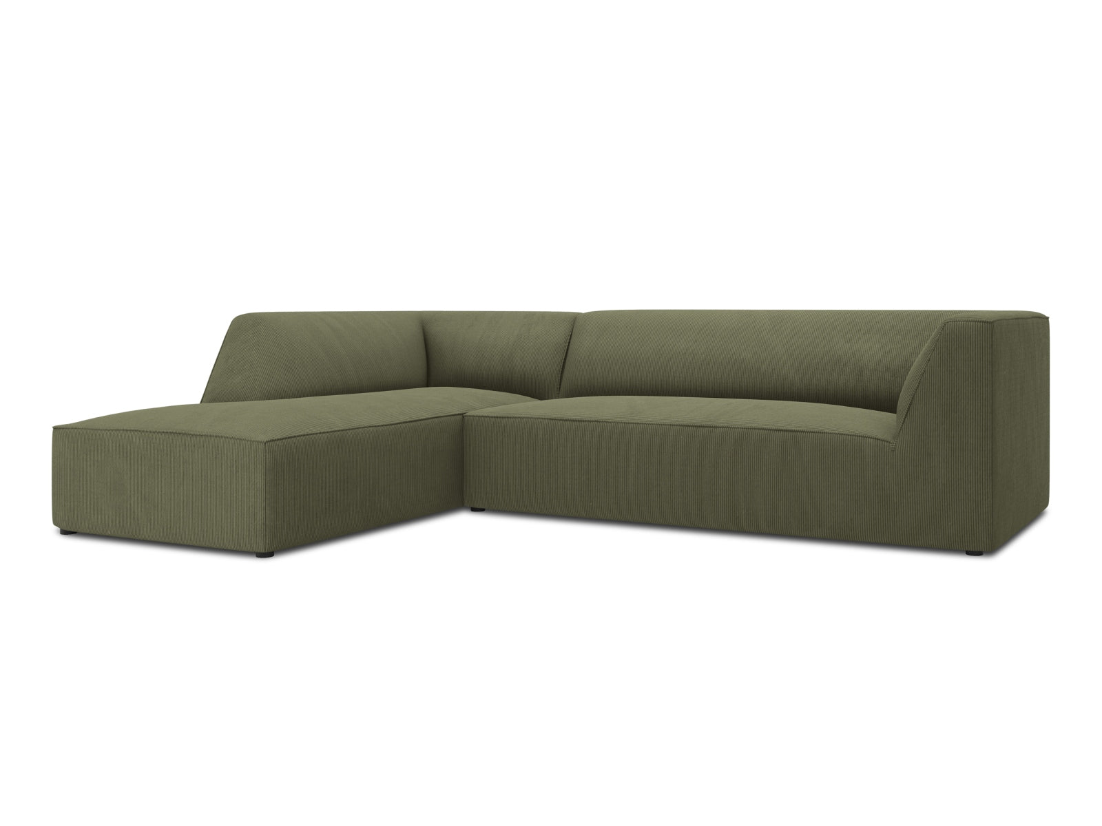 Ruby Modulares Ecksofa links 4 Sitzer in Green präsentiert im Onlineshop von KAQTU Design AG. Ecksofa links ist von Micadoni