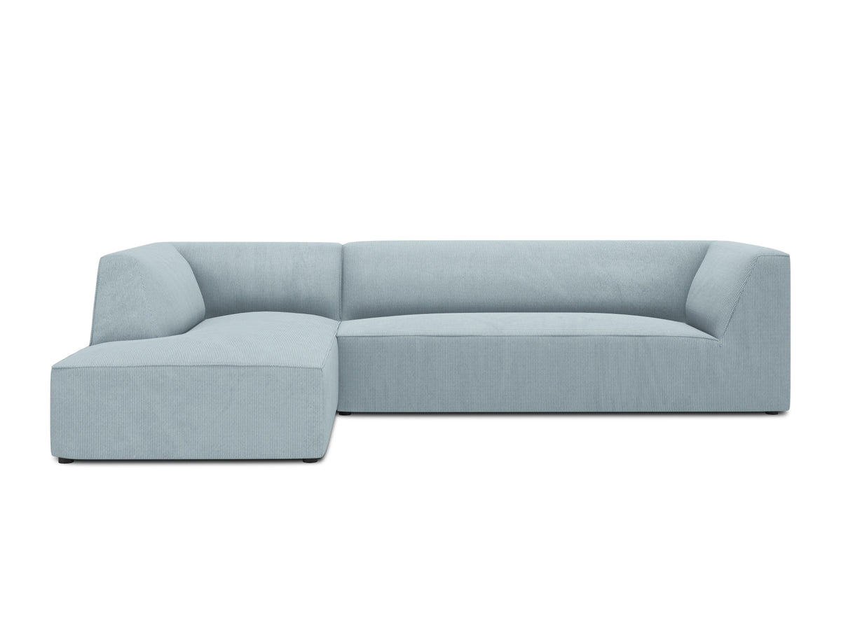 Ruby Modulares Ecksofa links 4 Sitzer in Light Blue-Scala präsentiert im Onlineshop von KAQTU Design AG. Ecksofa links ist von Micadoni
