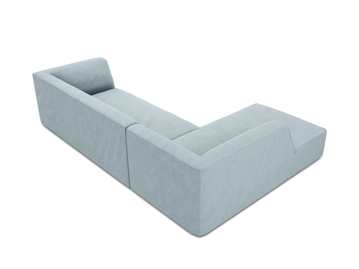 Ruby Modulares Ecksofa links 4 Sitzer in Light Blue-Scala präsentiert im Onlineshop von KAQTU Design AG. Ecksofa links ist von Micadoni