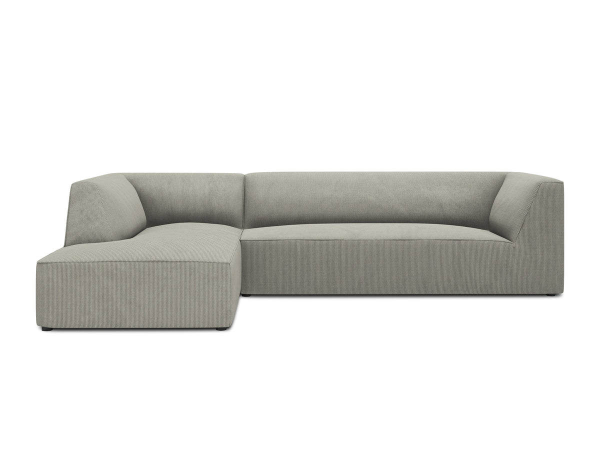 Ruby Modulares Ecksofa links 4 Sitzer in Light Grey-Scala präsentiert im Onlineshop von KAQTU Design AG. Ecksofa links ist von Micadoni