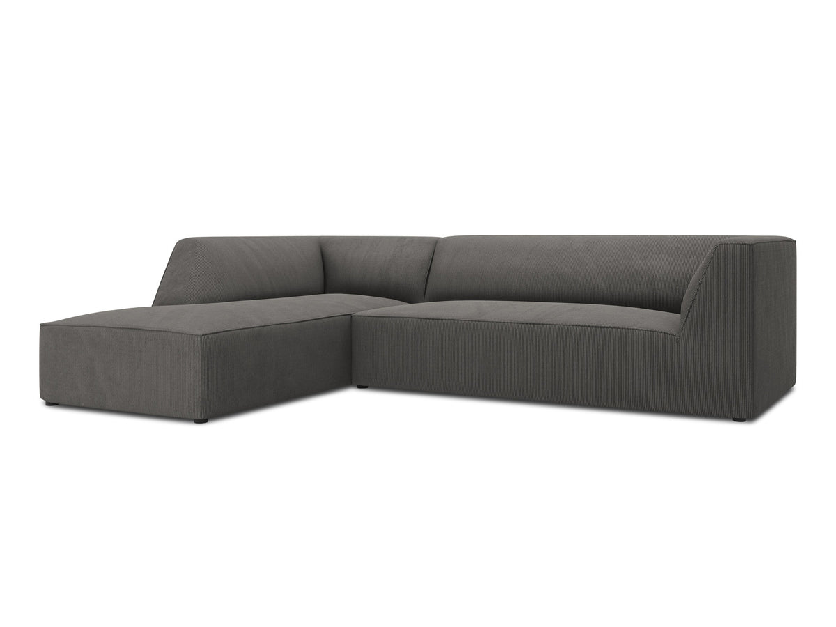 Ruby Modulares Ecksofa links 4 Sitzer in Dark Grey-Scala präsentiert im Onlineshop von KAQTU Design AG. Ecksofa links ist von Micadoni