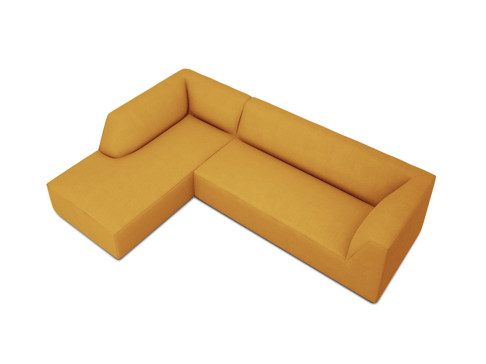 Ruby Modulares Ecksofa links 4 Sitzer in Yellow präsentiert im Onlineshop von KAQTU Design AG. Ecksofa links ist von Micadoni