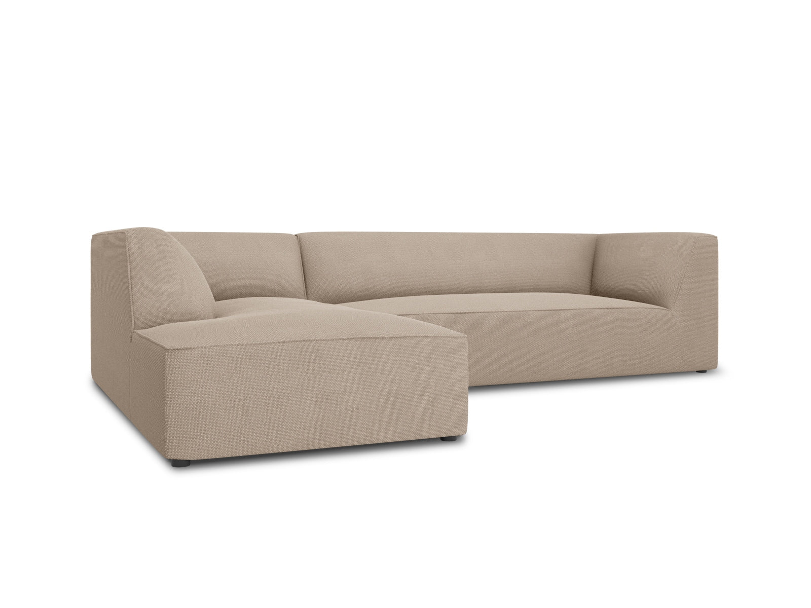 Ruby Modulares Ecksofa links 4 Sitzer in Dark Beige präsentiert im Onlineshop von KAQTU Design AG. Ecksofa links ist von Micadoni