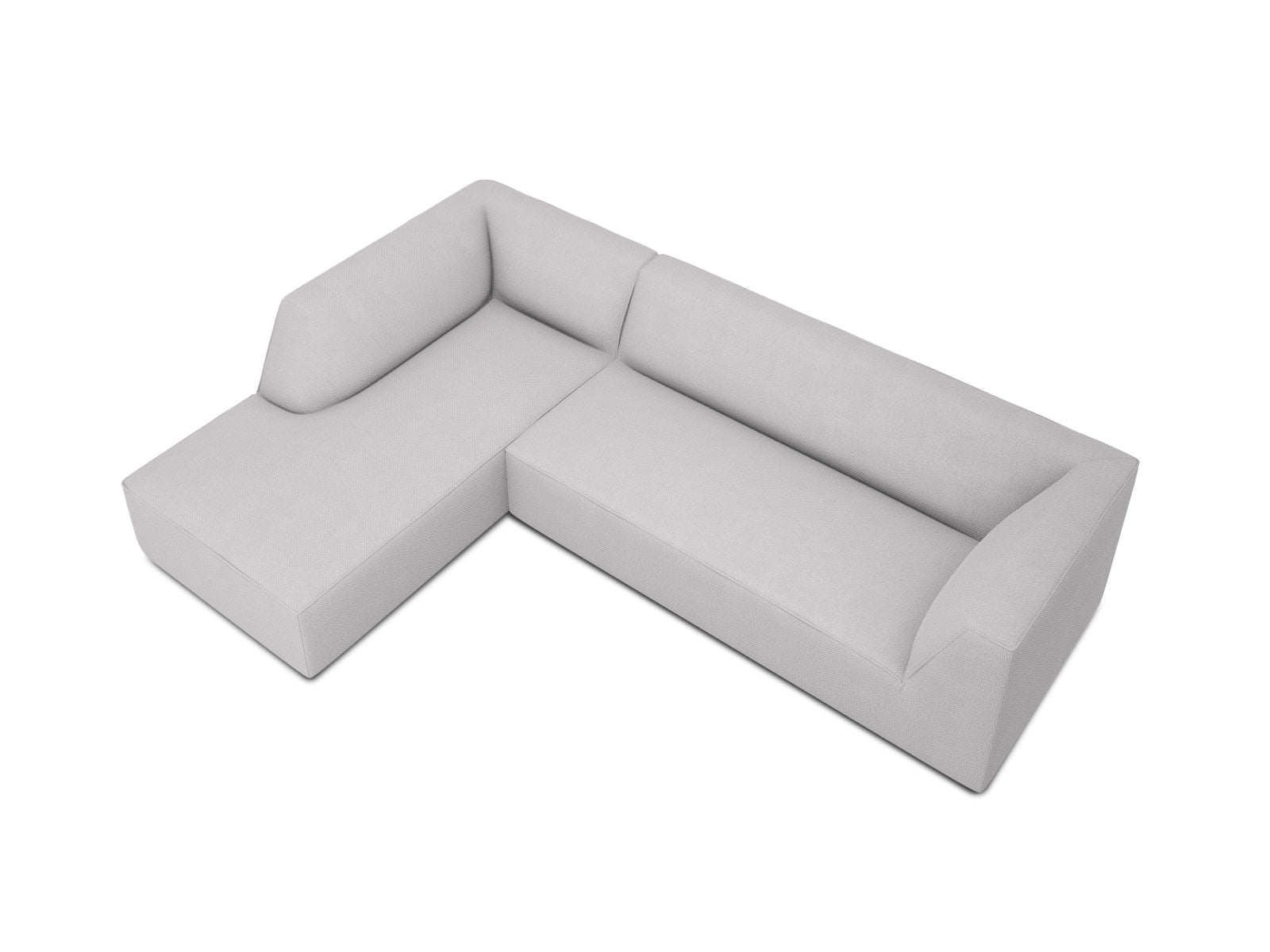 Ruby Modulares Ecksofa links 4 Sitzer in Light Grey präsentiert im Onlineshop von KAQTU Design AG. Ecksofa links ist von Micadoni