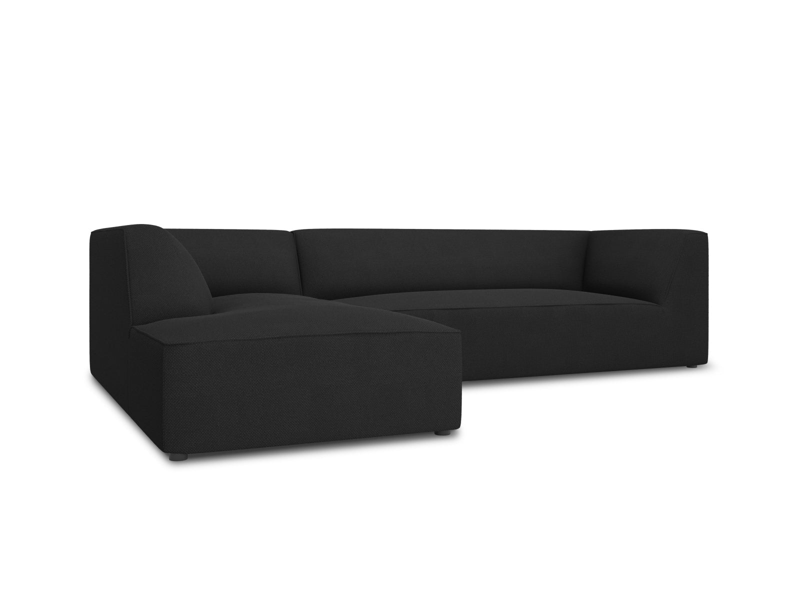 Ruby Modulares Ecksofa links 4 Sitzer in Black präsentiert im Onlineshop von KAQTU Design AG. Ecksofa links ist von Micadoni