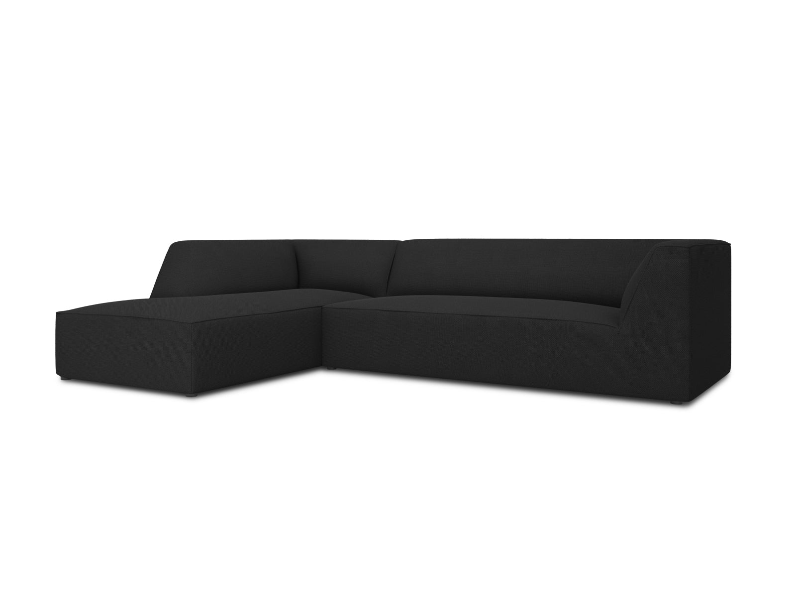 Ruby Modulares Ecksofa links 4 Sitzer in Black präsentiert im Onlineshop von KAQTU Design AG. Ecksofa links ist von Micadoni