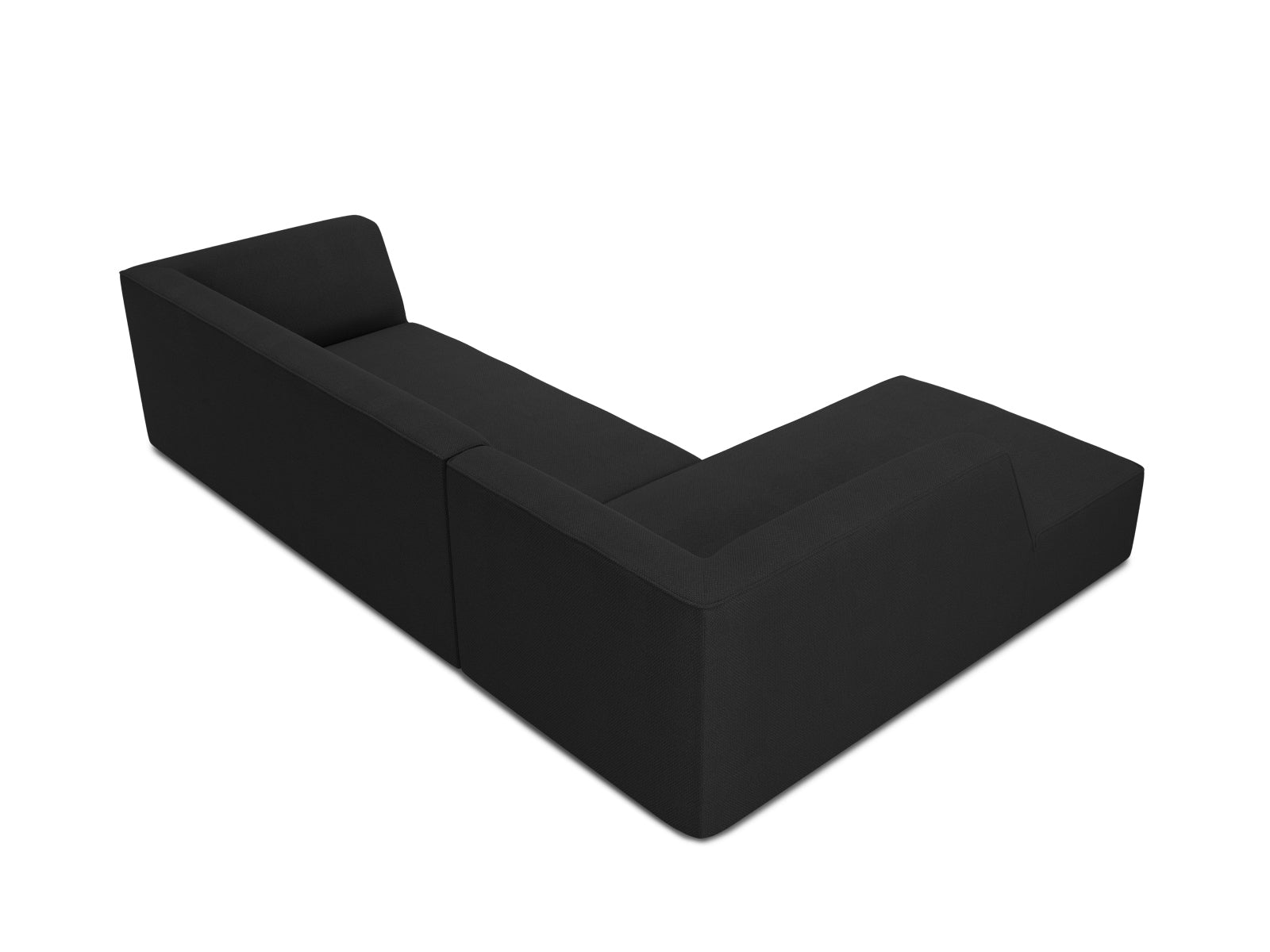 Ruby Modulares Ecksofa links 4 Sitzer in Black präsentiert im Onlineshop von KAQTU Design AG. Ecksofa links ist von Micadoni
