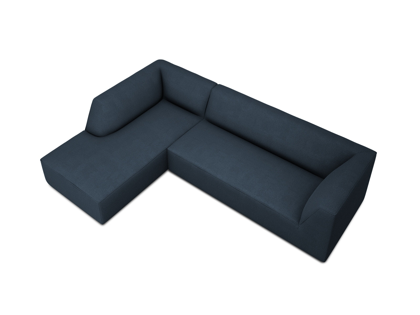 Ruby Modulares Ecksofa links 4 Sitzer in Navy Blue präsentiert im Onlineshop von KAQTU Design AG. Ecksofa links ist von Micadoni