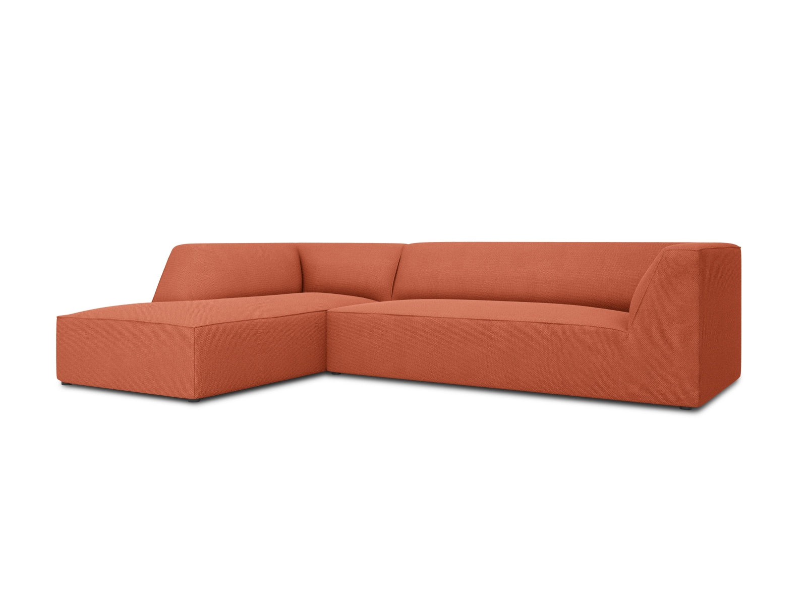 Ruby Modulares Ecksofa links 4 Sitzer in Coral präsentiert im Onlineshop von KAQTU Design AG. Ecksofa links ist von Micadoni