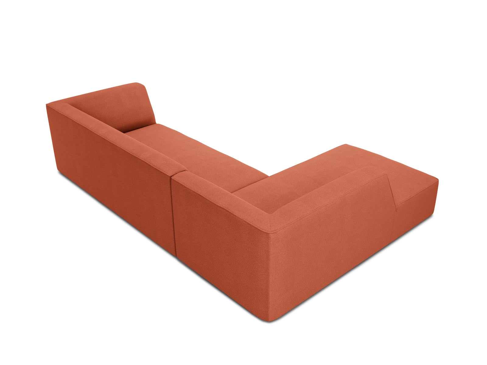 Ruby Modulares Ecksofa links 4 Sitzer in Coral präsentiert im Onlineshop von KAQTU Design AG. Ecksofa links ist von Micadoni