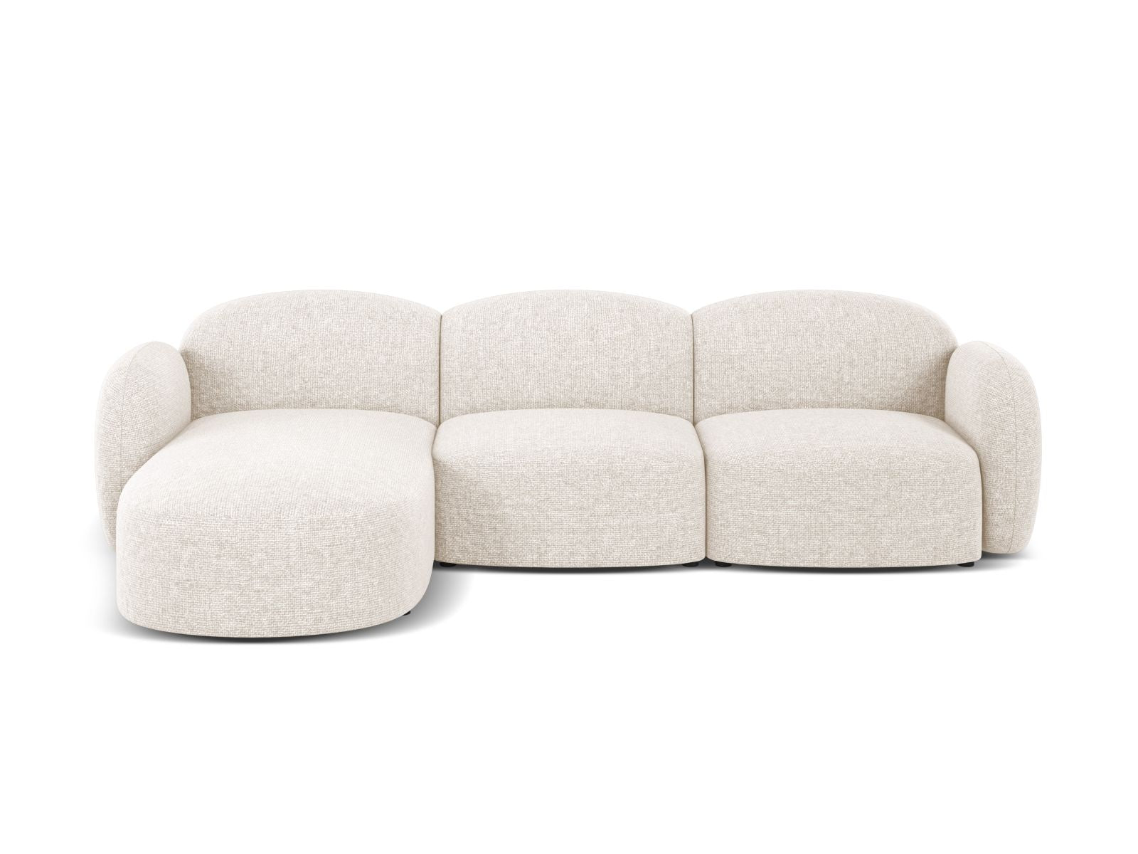 4-Sitzer Ecksofa links Blair in Light Beige-Eden präsentiert im Onlineshop von KAQTU Design AG. Ecksofa links ist von Micadoni