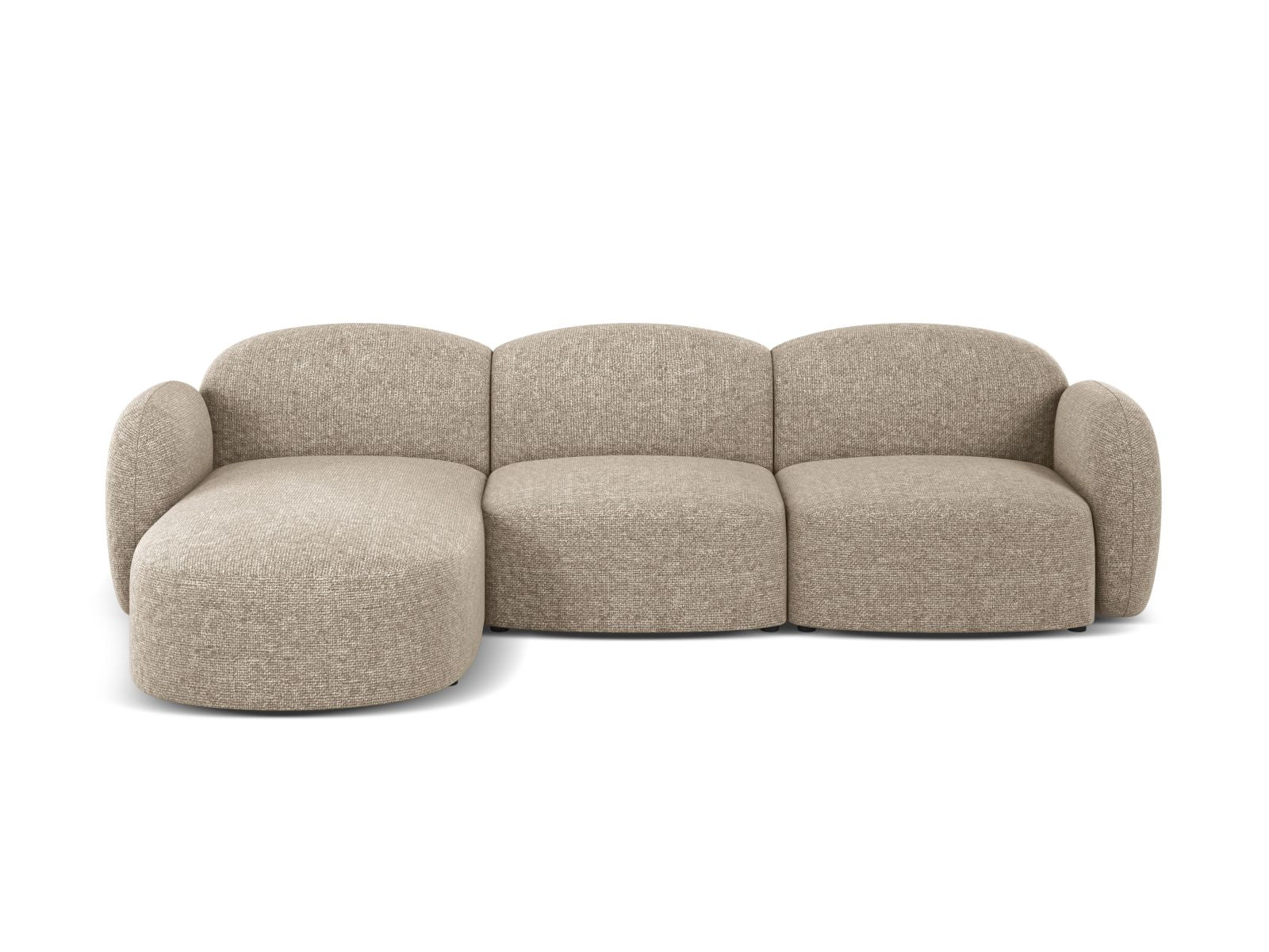 4-Sitzer Ecksofa links Blair in Dark Beige-Eden präsentiert im Onlineshop von KAQTU Design AG. Ecksofa links ist von Micadoni
