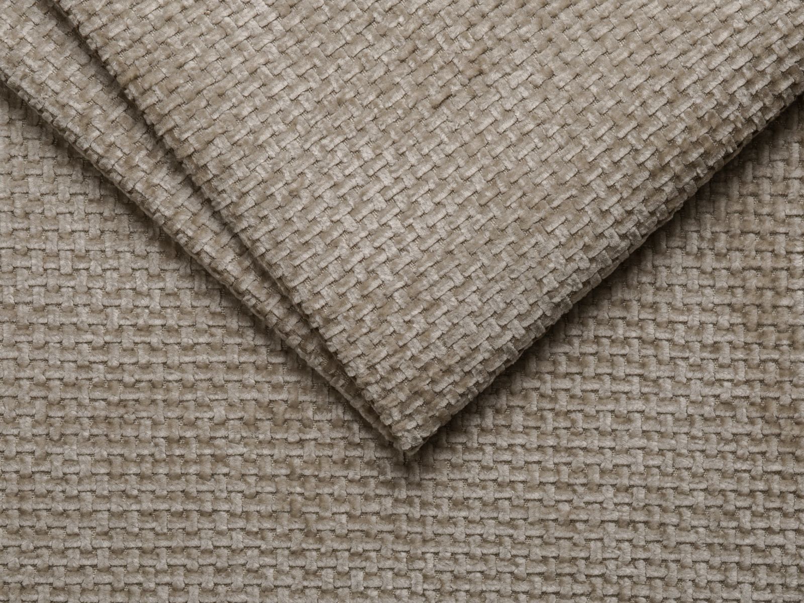 Modernes 4-Sitzer Ecksofa links Blair in stilvollem Dunkelbeige, ideal für komfortable Wohnräume und entspannte Abende.