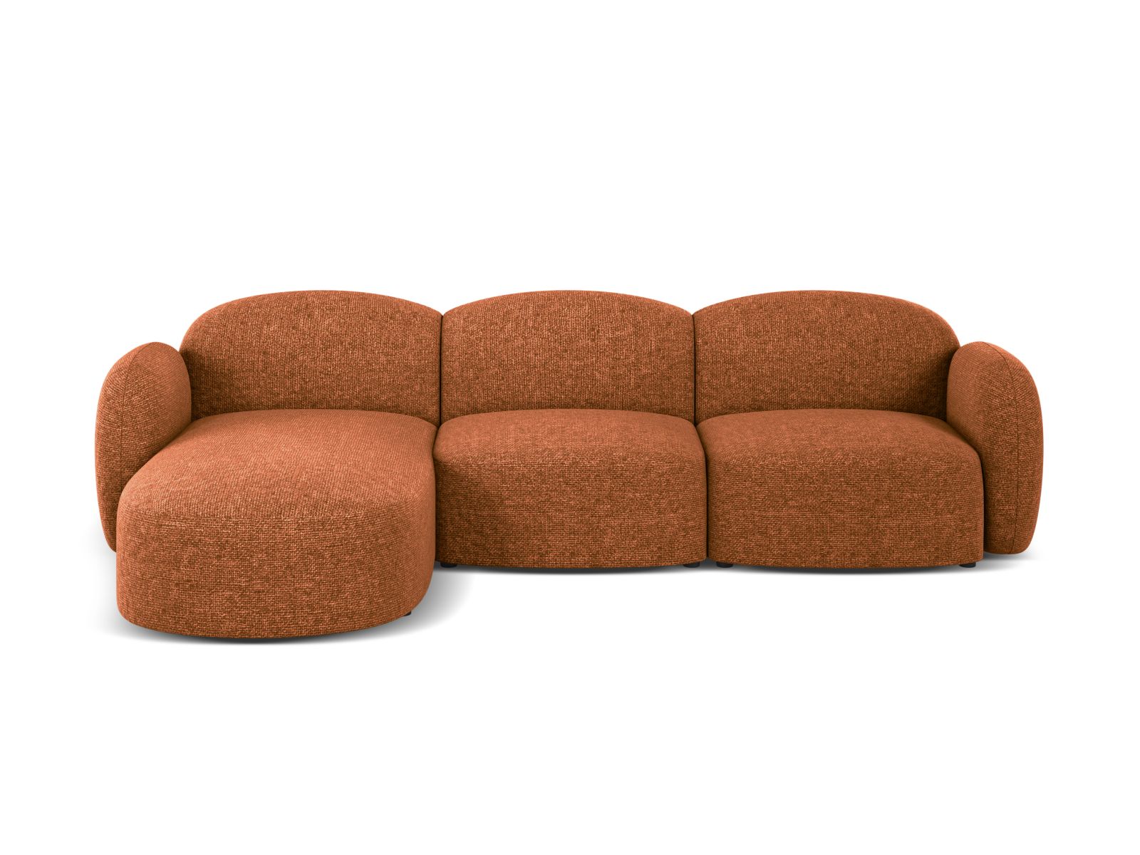 4-Sitzer Ecksofa links Blair in Brick-Eden präsentiert im Onlineshop von KAQTU Design AG. Ecksofa links ist von Micadoni