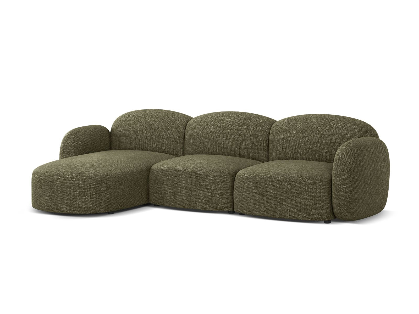 Stylisches 4-Sitzer Ecksofa links Blair in modernem Design, ideal für gemütliche Wohnzimmer, erhältlich bei KAQTU Design AG.