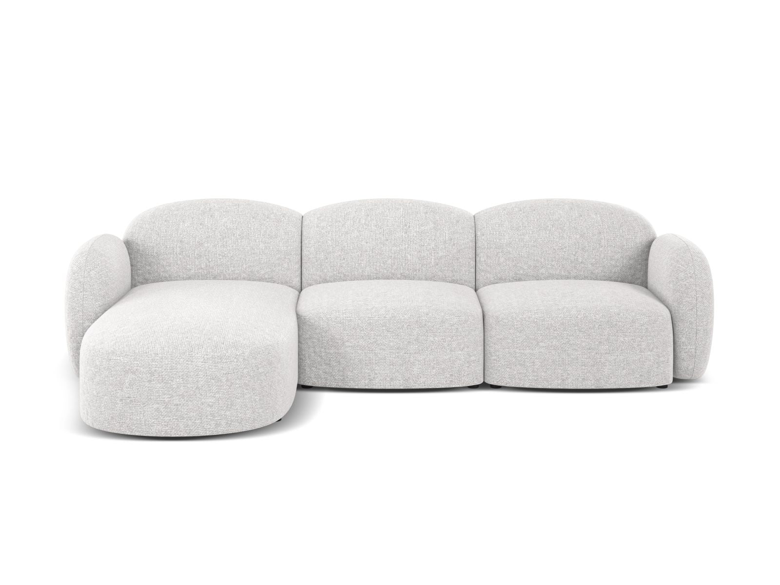 4-Sitzer Ecksofa links Blair in Silver-Eden präsentiert im Onlineshop von KAQTU Design AG. Ecksofa links ist von Micadoni