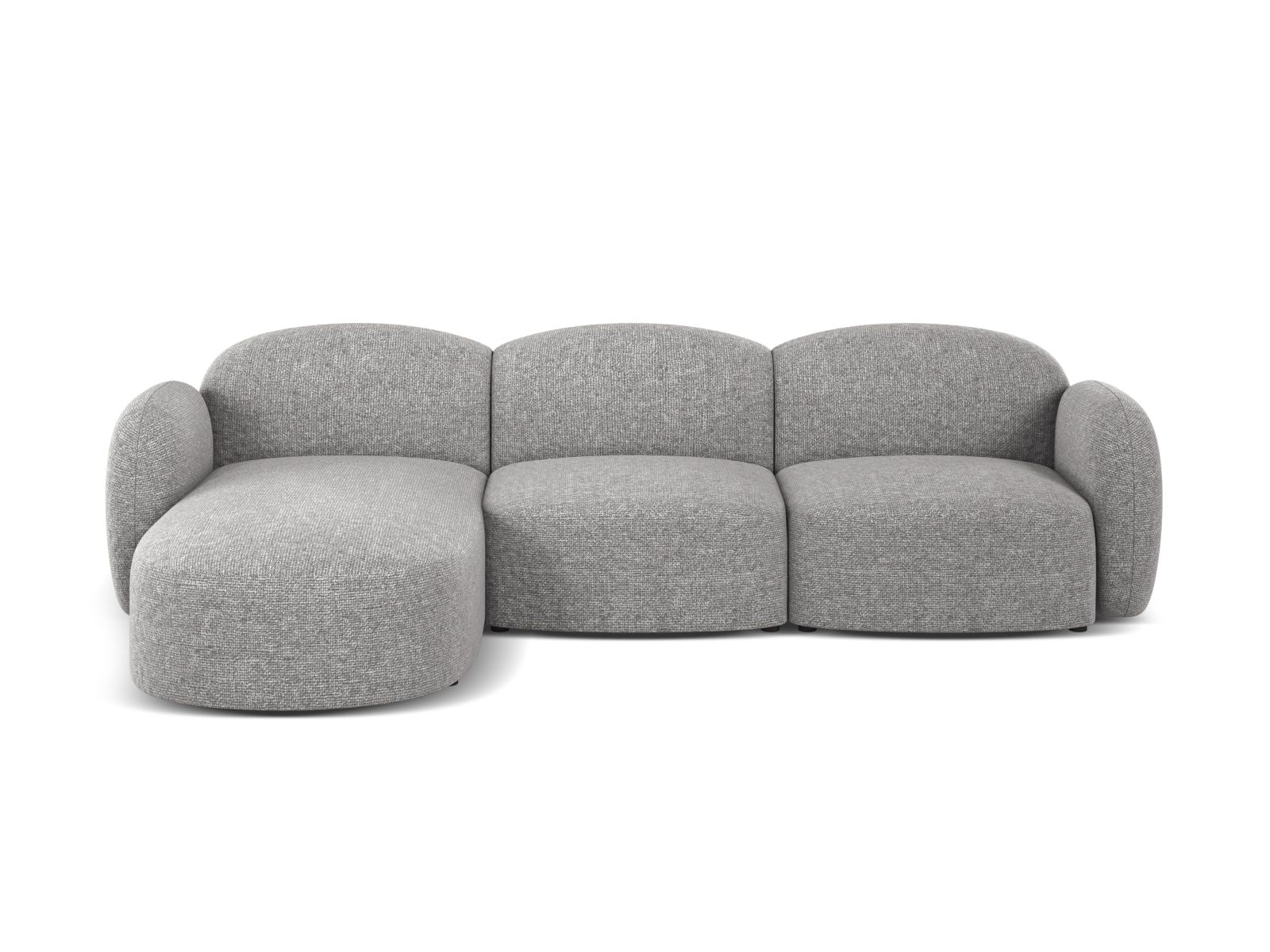 4-Sitzer Ecksofa links Blair in Light Grey-Eden präsentiert im Onlineshop von KAQTU Design AG. Ecksofa links ist von Micadoni