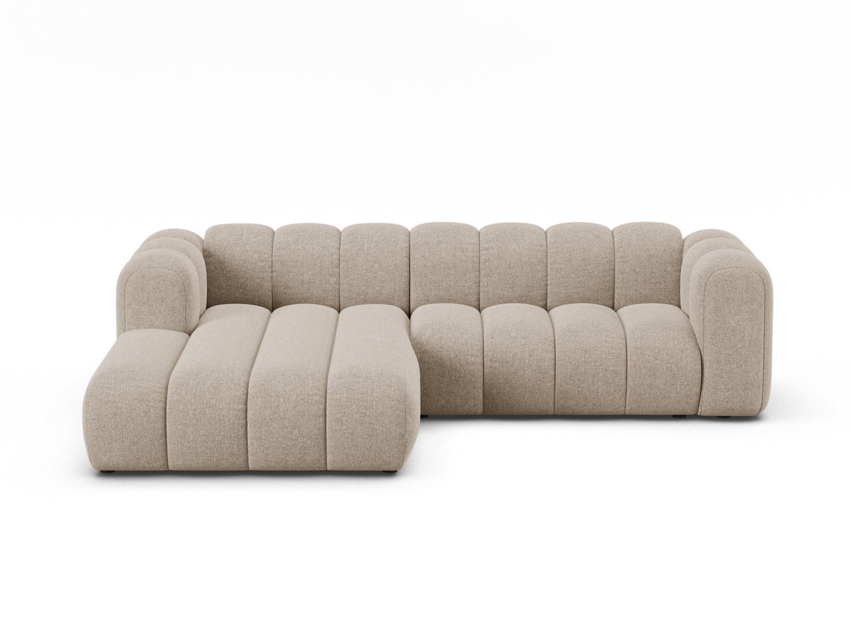 Lupine Modulares Ecksofa links 4 Sitzer in Dark Beige-Eden präsentiert im Onlineshop von KAQTU Design AG. Ecksofa links ist von Micadoni