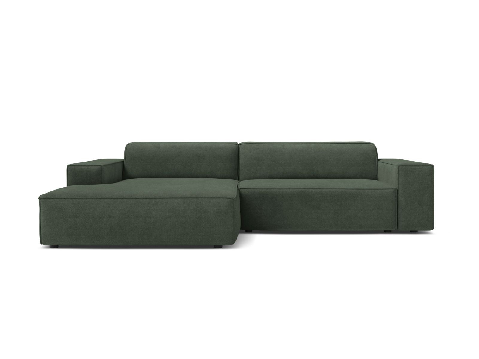 3-Sitzer Ecksofa links modular Jodie in Moss Green-Liberty präsentiert im Onlineshop von KAQTU Design AG. Ecksofa links ist von Micadoni