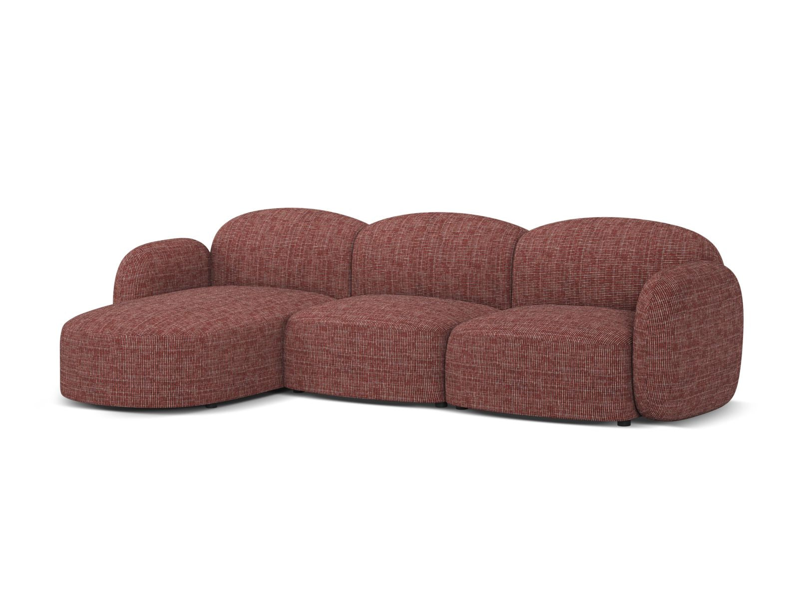 Modernes 4-Sitzer Ecksofa links Blair von Micadoni in stilvollem Design, ideal für gemütliche Wohnräume und entspannte Abende.