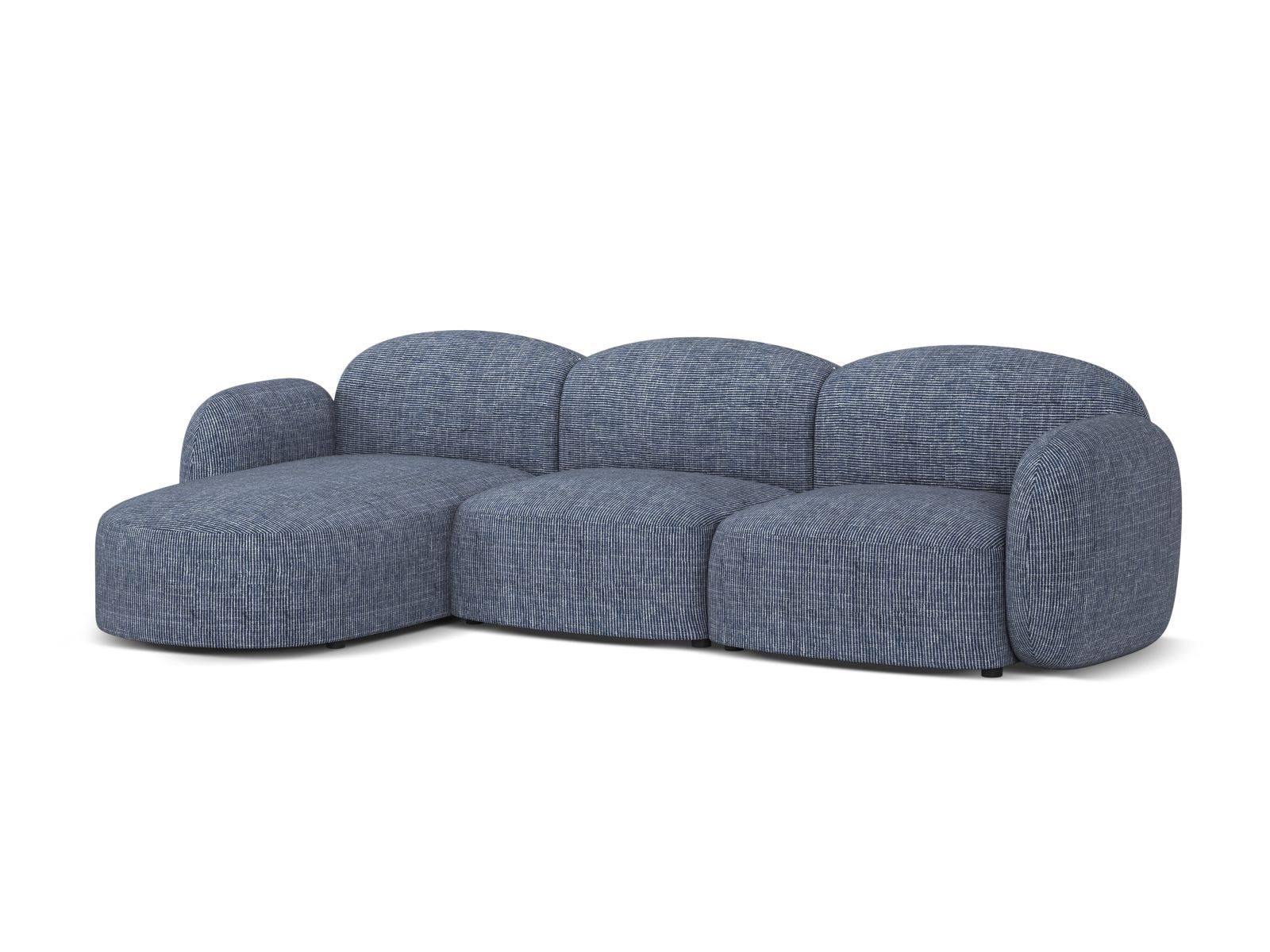 Stylisches 4-Sitzer Ecksofa links Blair in modernem Design, ideal für gemütliche Wohnräume, erhältlich bei KAQTU Design AG.