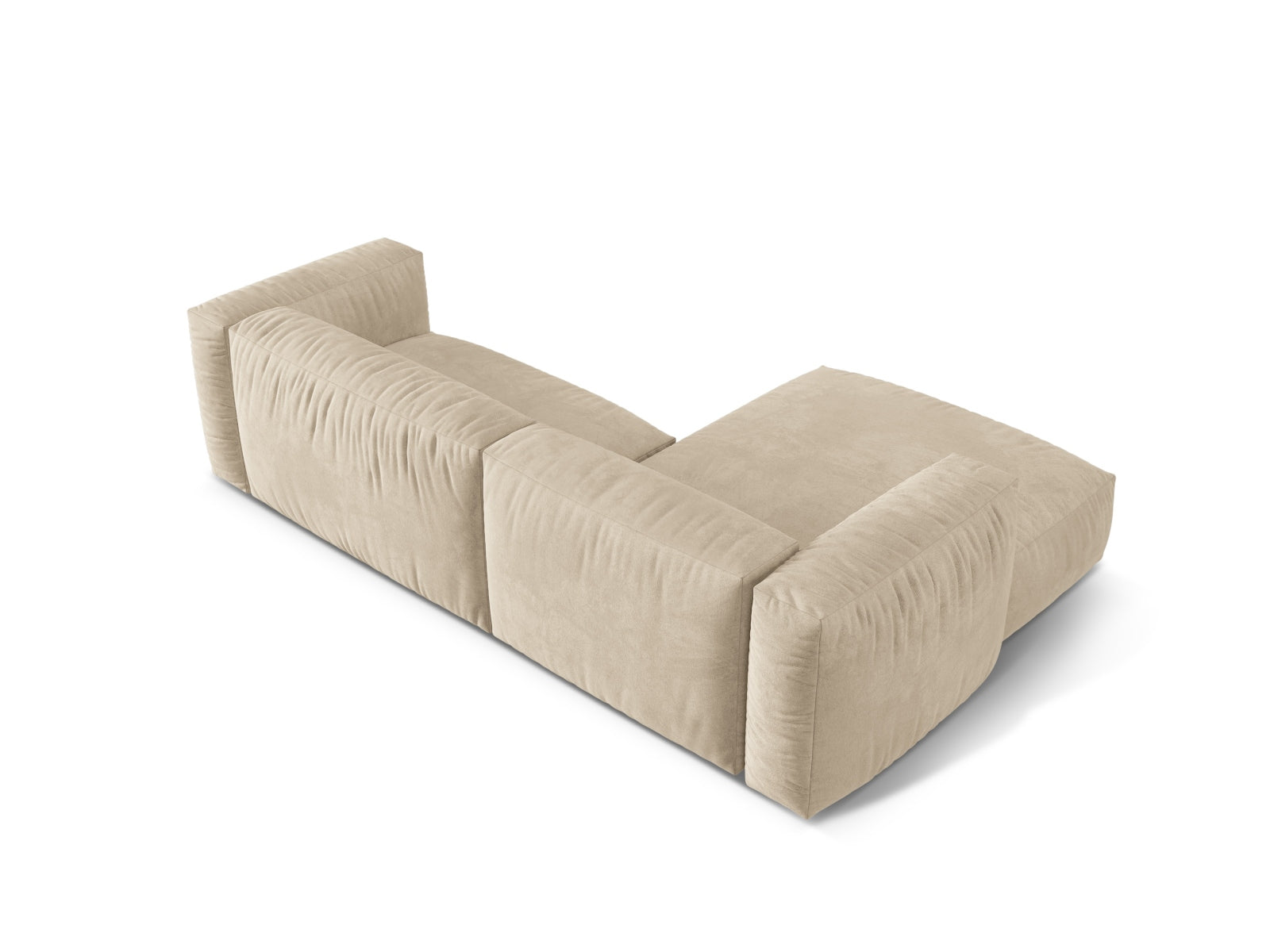 Martina Modulares Ecksofa links 2 Sitzer in Light Beige präsentiert im Onlineshop von KAQTU Design AG. Ecksofa links ist von Micadoni