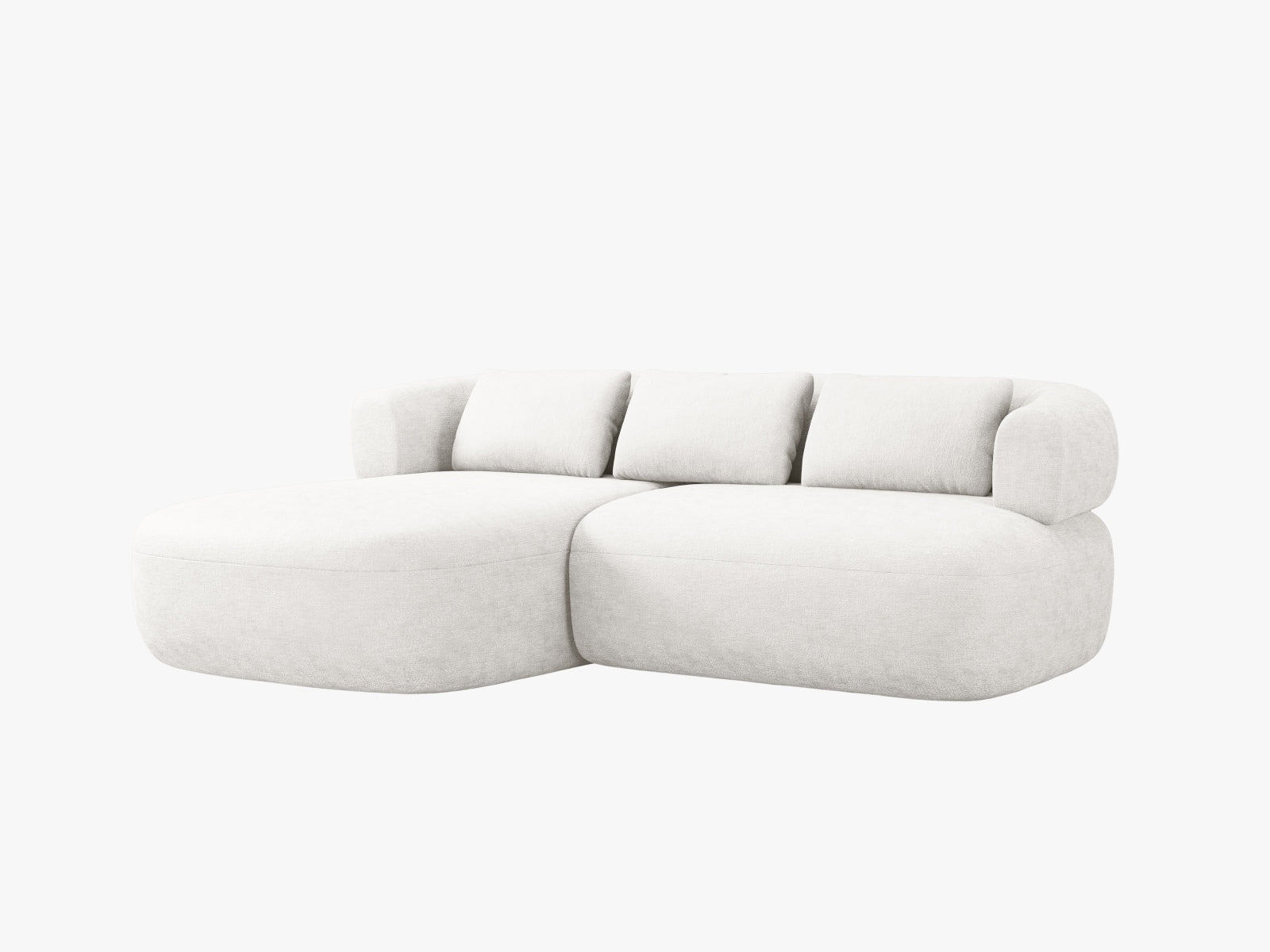 Jenny Ecksofa links 5 Sitzer in Light Beige präsentiert im Onlineshop von KAQTU Design AG. Ecksofa links ist von Micadoni