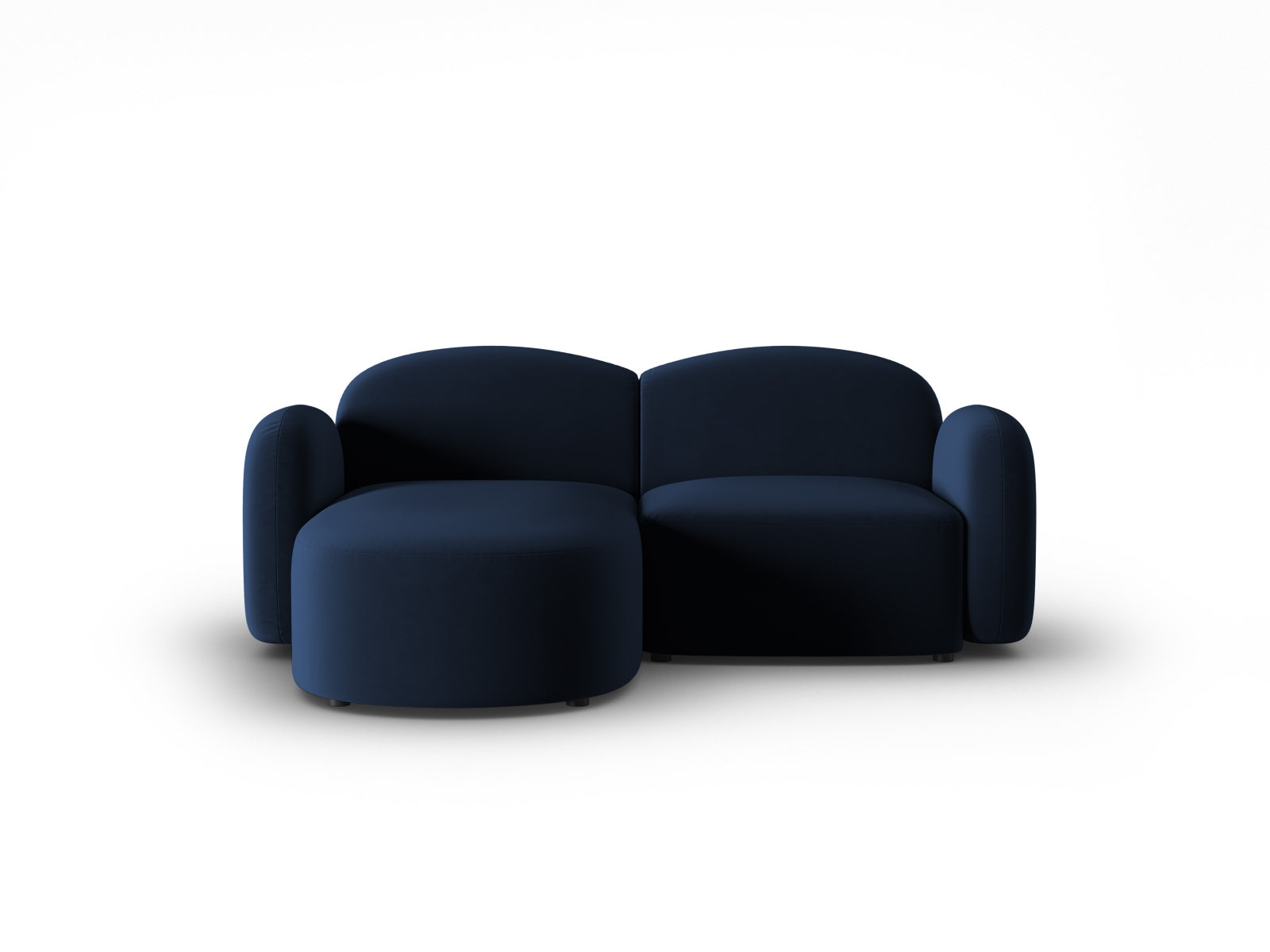 Blair Velour links Ecksofa 3 Sitzer in Royal Blue präsentiert im Onlineshop von KAQTU Design AG. Ecksofa links ist von Micadoni