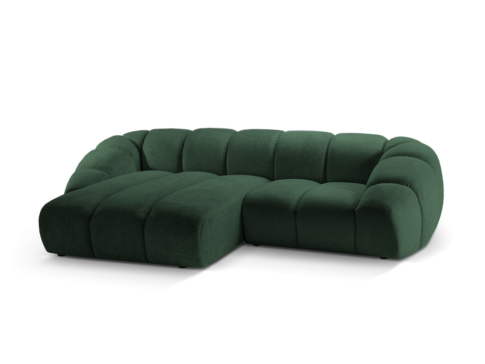 Stilvolles 3-Sitzer Diana Ecksofa links von Micadoni, perfekt für moderne Wohnzimmer. Bequeme Polsterung und ansprechendes Design.