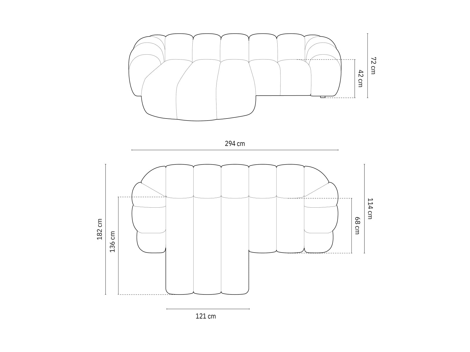 Erleben Sie das stilvolle Diana Ecksofa links 3 Sitzer von Micadoni – perfekt für Ihr modernes Wohnzimmer und für ultimativen Komfort. Ein Must-Have!