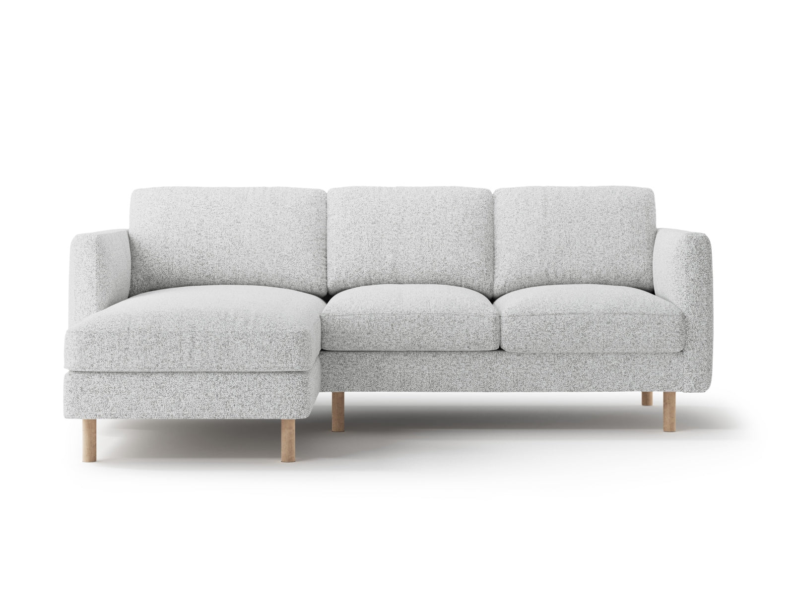 Modernes Eden Ecksofa links in ansprechendem Grauton, ideal für gemütliche Stunden. Hochwertige Verarbeitung und zeitgemäße Ästhetik von Micadoni.