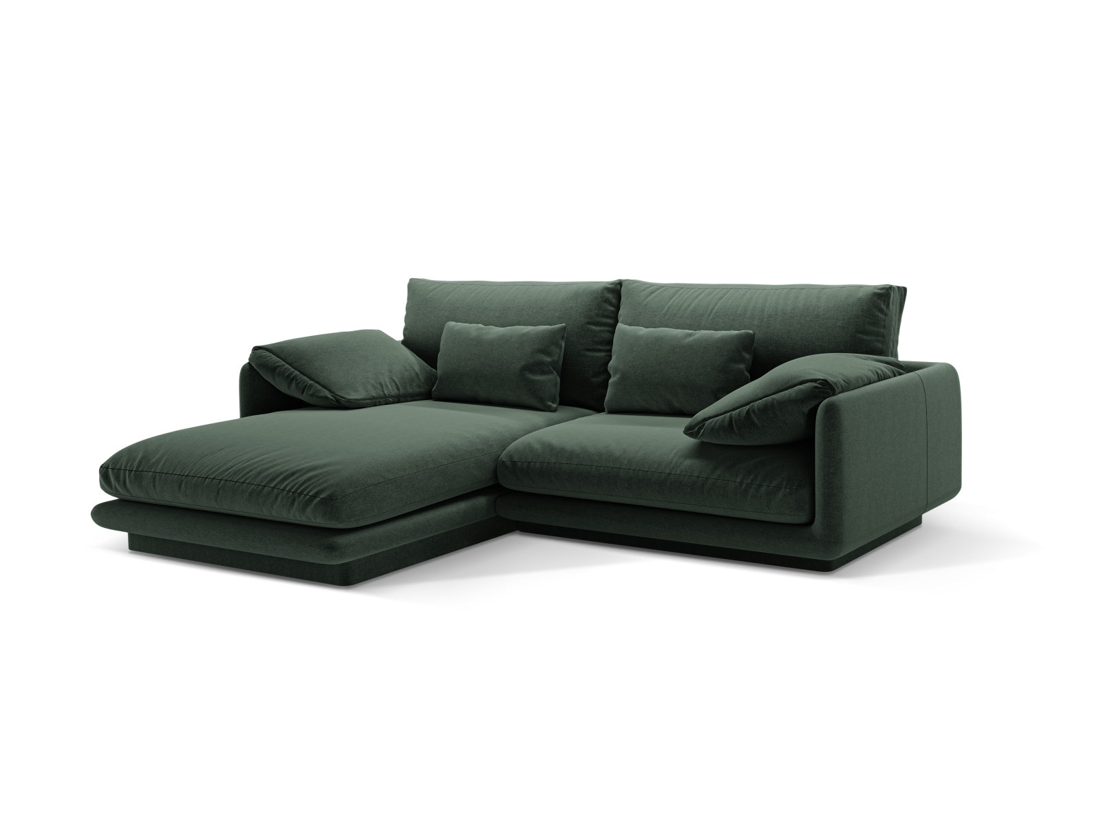 Torino Ecksofa links 3 Sitzer in Moss Green präsentiert im Onlineshop von KAQTU Design AG. Ecksofa links ist von Micadoni
