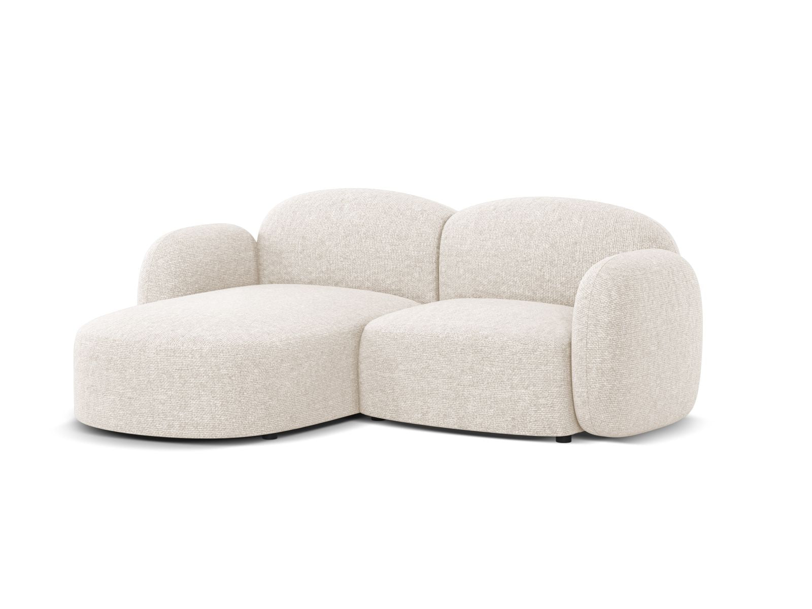 3-Sitzer Ecksofa links Blair in Light Beige-Eden präsentiert im Onlineshop von KAQTU Design AG. Ecksofa links ist von Micadoni