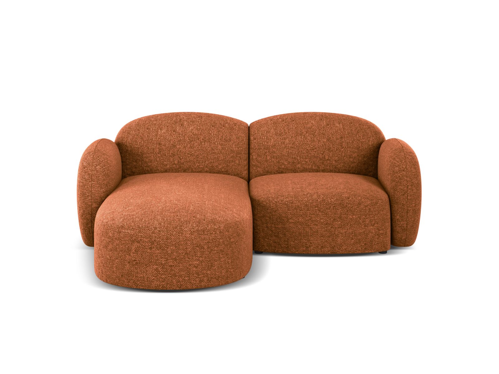 3-Sitzer Ecksofa links Blair in Brick-Eden präsentiert im Onlineshop von KAQTU Design AG. Ecksofa links ist von Micadoni