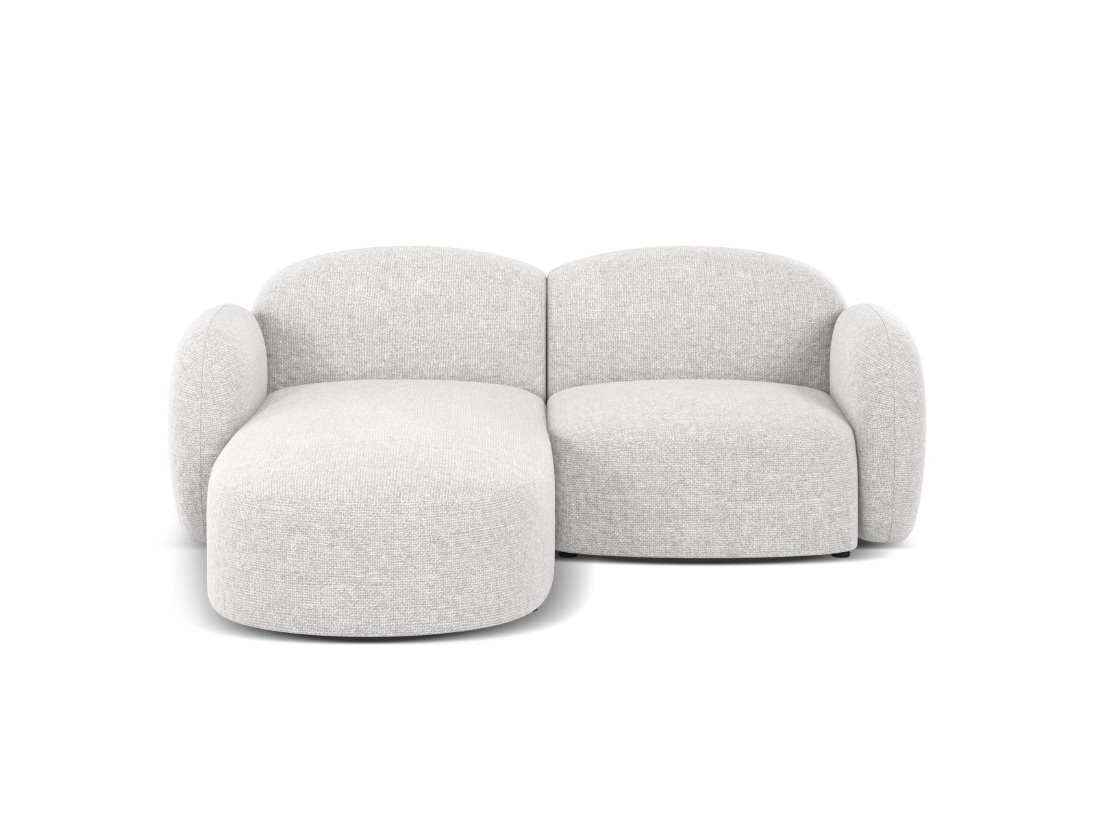 3-Sitzer Ecksofa links Blair in Silver-Eden präsentiert im Onlineshop von KAQTU Design AG. Ecksofa links ist von Micadoni