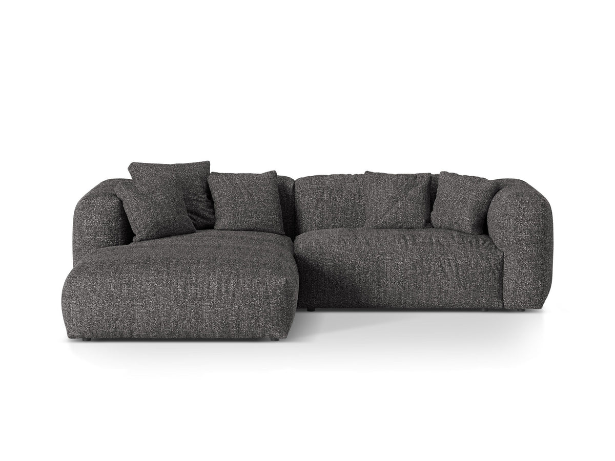 2-Sitzer Modular Ecksofa links Martina in Anthracite-Monet präsentiert im Onlineshop von KAQTU Design AG. L-Sofa links ist von Micadoni