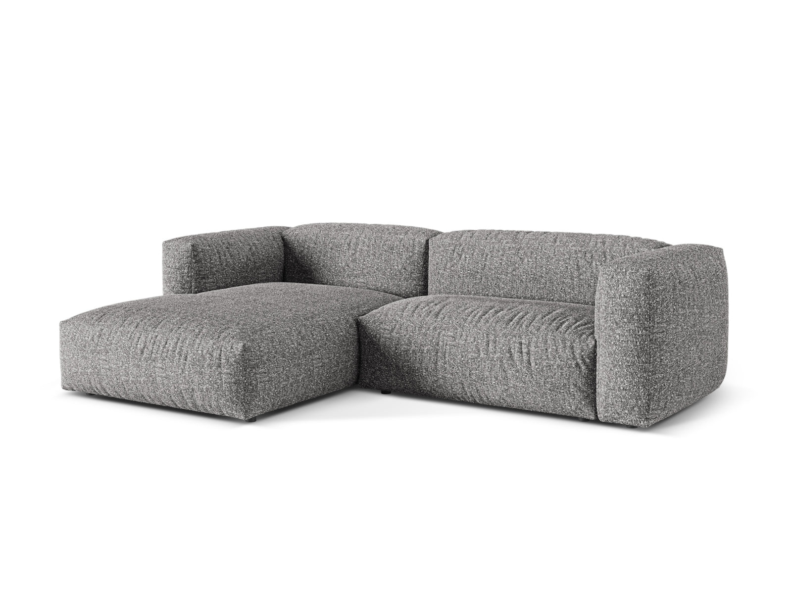 Stylisches 2-Sitzer Ecksofa links Martina von Micadoni, ideal für zeitgemäße Einrichtungen, vereint Komfort und ästhetische Eleganz.
