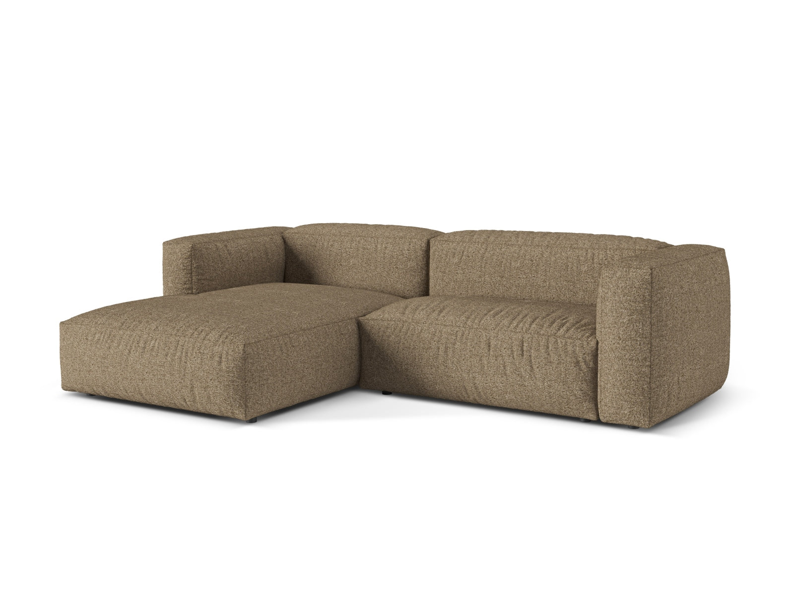 Stylisches 2-Sitzer Ecksofa links Martina von Micadoni, ideal für zeitgemäße Einrichtungen, vereint Komfort und modernes Design.