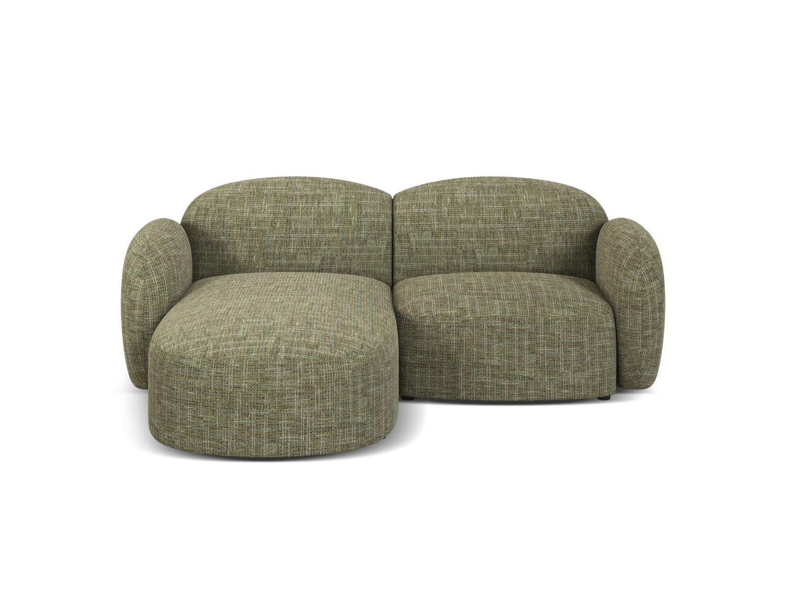 3-Sitzer Ecksofa links Blair in Olive-Baltimore präsentiert im Onlineshop von KAQTU Design AG. Ecksofa links ist von Micadoni