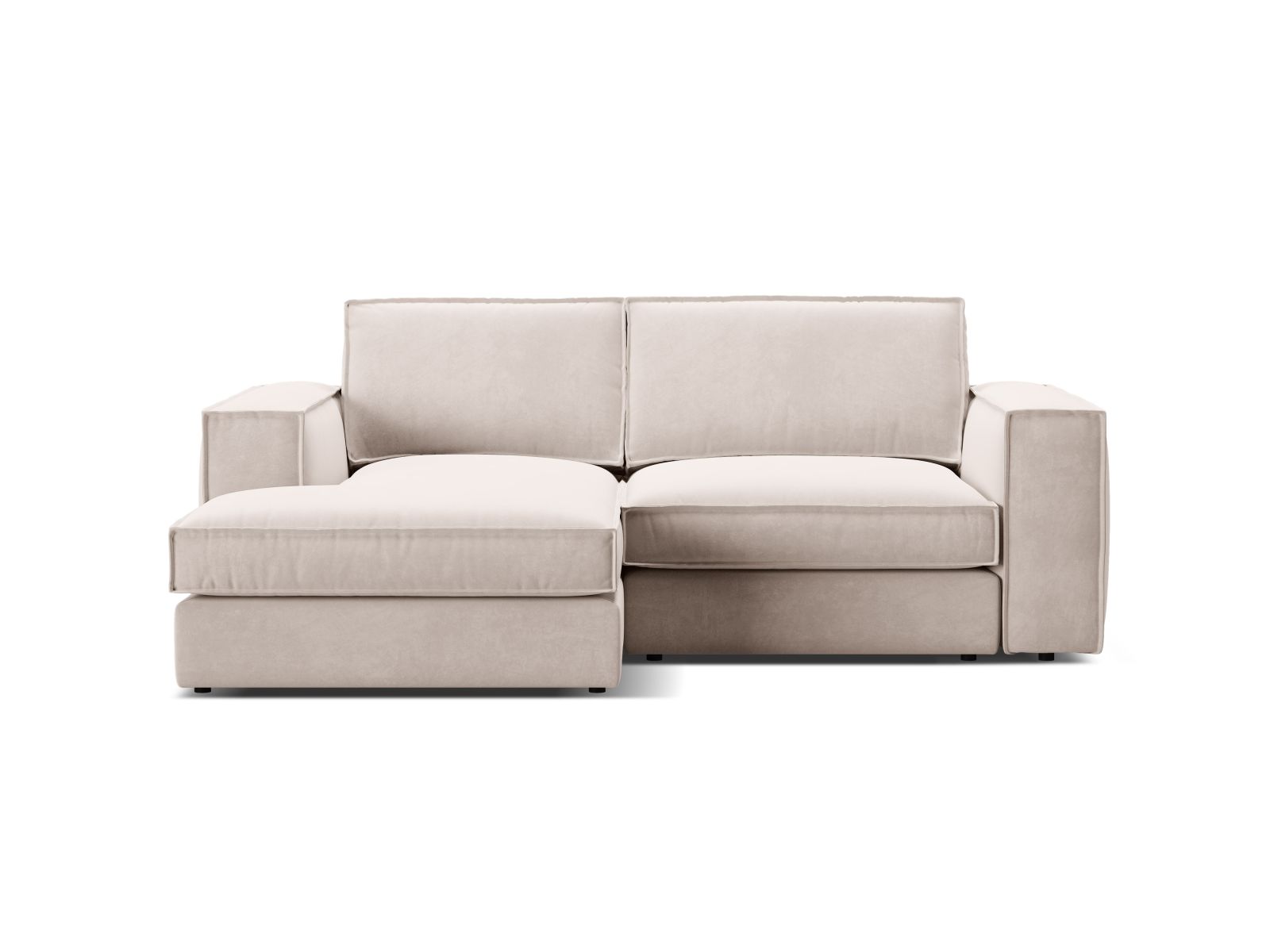 2-Sitzer Modular Ecksofa links Pola in Beige-Salvador präsentiert im Onlineshop von KAQTU Design AG. Ecksofa links ist von Micadoni